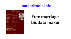 Free marriage biodata maker