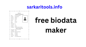 Free biodata maker